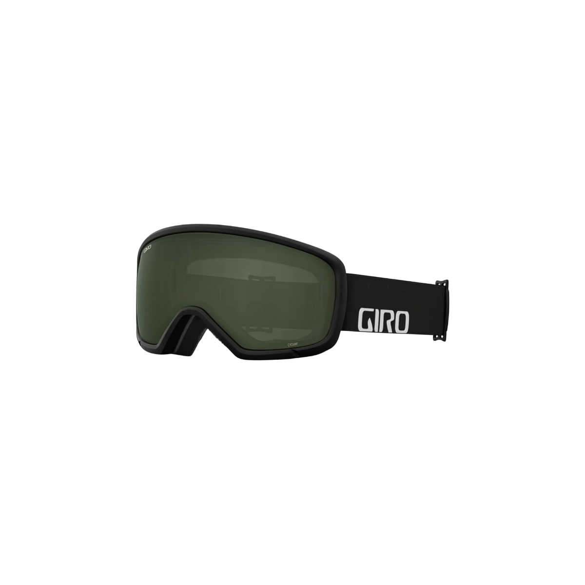 GIRO YOUTH STOMP FLASH GOGGLE BLACK WORDMARK LODEN GREEN