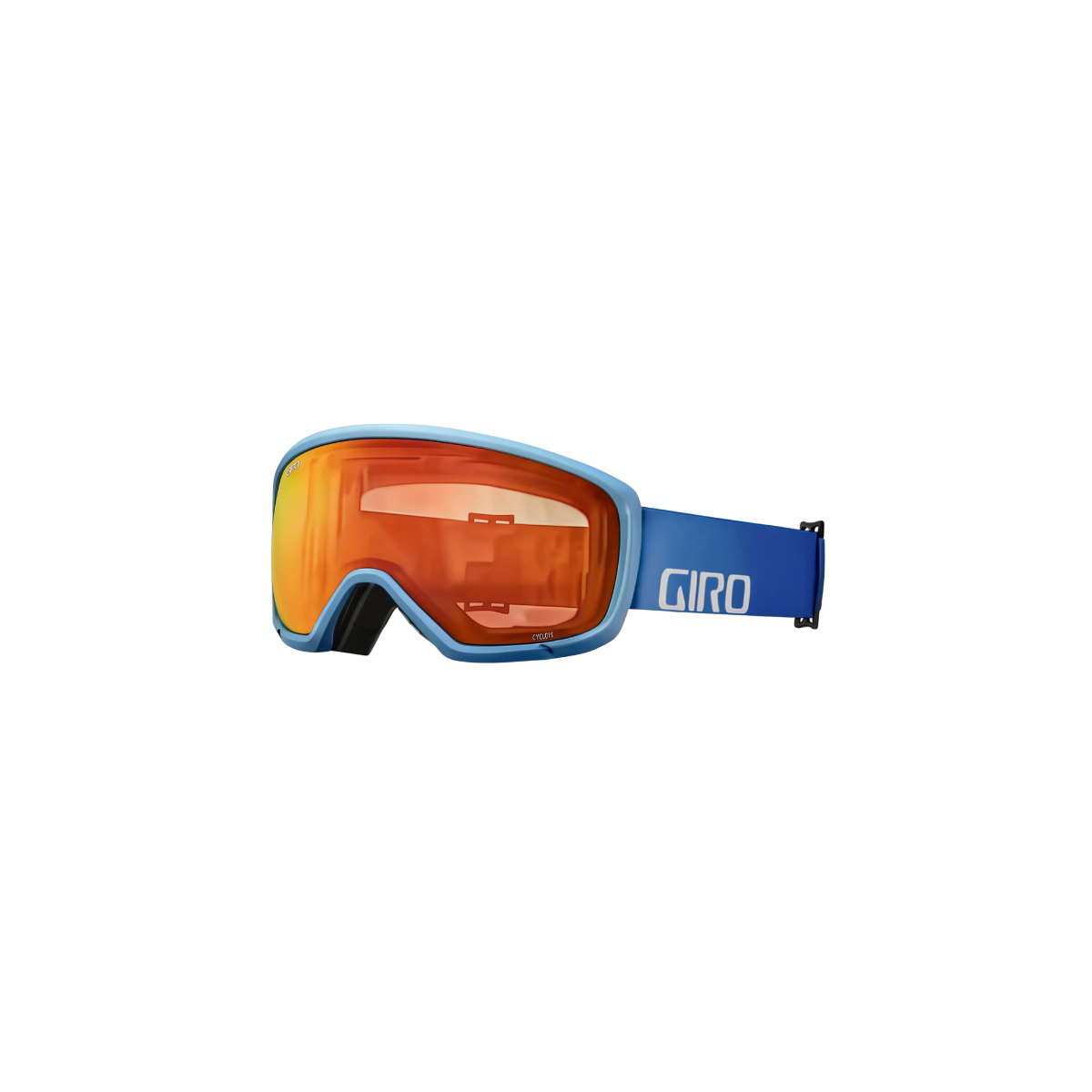 GIRO YOUTH STOMP FLASH GOGGLE BLUE SURGE FADE AMBER SCARLET
