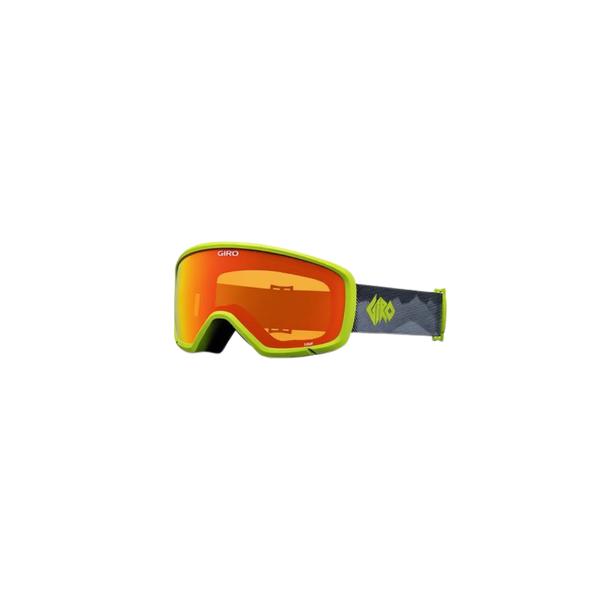 GIRO YOUTH STOMP FLASH GOGGLE GLACIER GREEN AMBER SCARLET