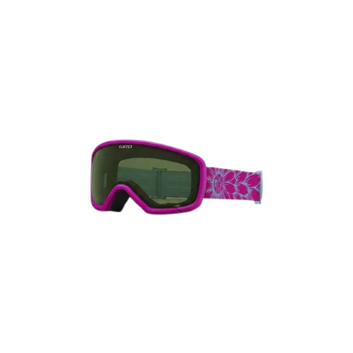 GIRO YOUTH STOMP FLASH GOGGLE NEON PINK LODEN GREEN