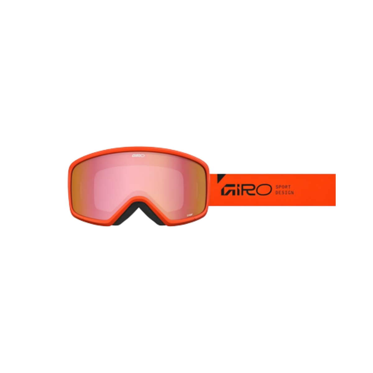 GIRO YOUTH STOMP FLASH GOGGLE ORANGE AMBER PINK