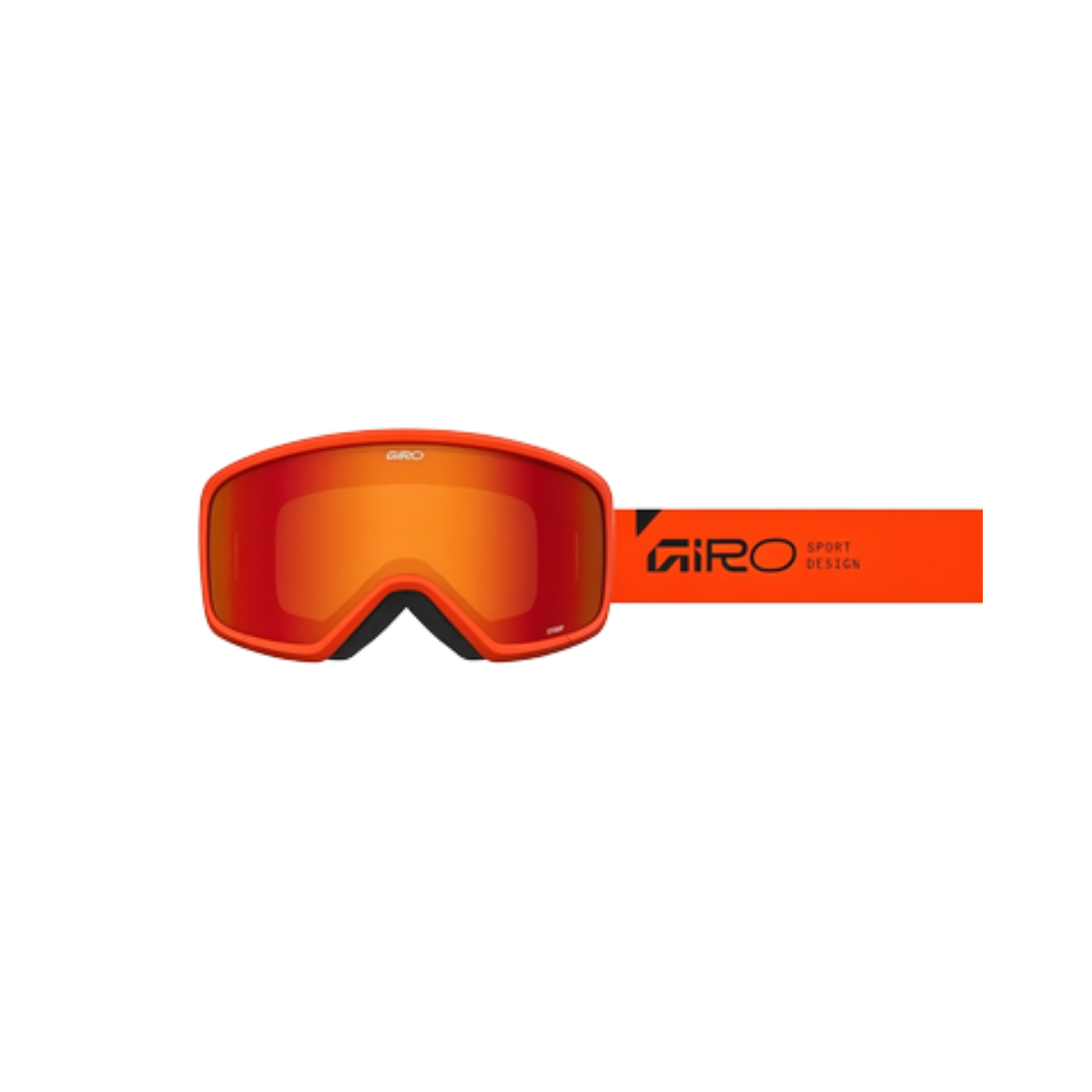 GIRO YOUTH STOMP FLASH GOGGLE ORANGE AMBER SCARLET