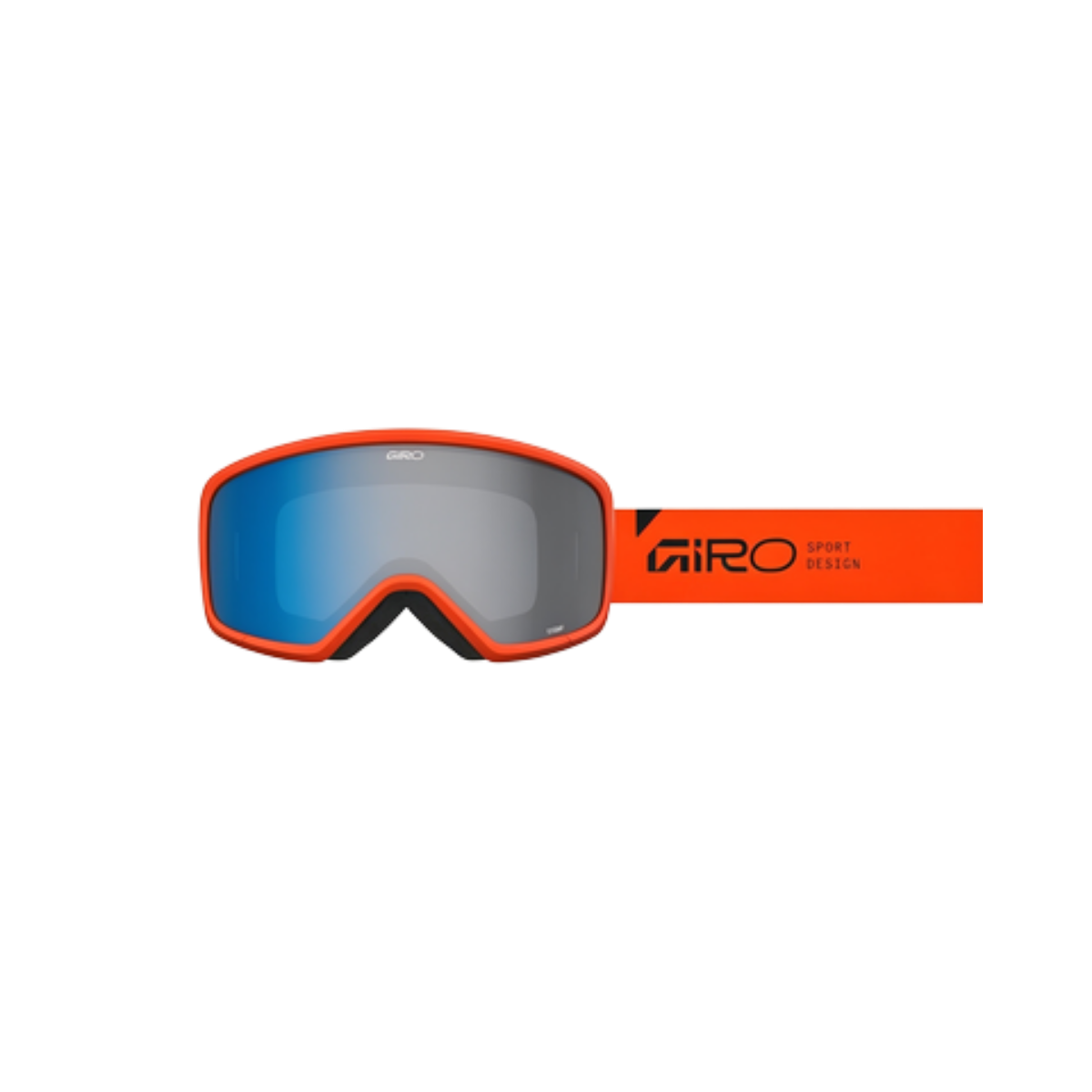 GIRO YOUTH STOMP FLASH GOGGLE ORANGE GRAY COBALT