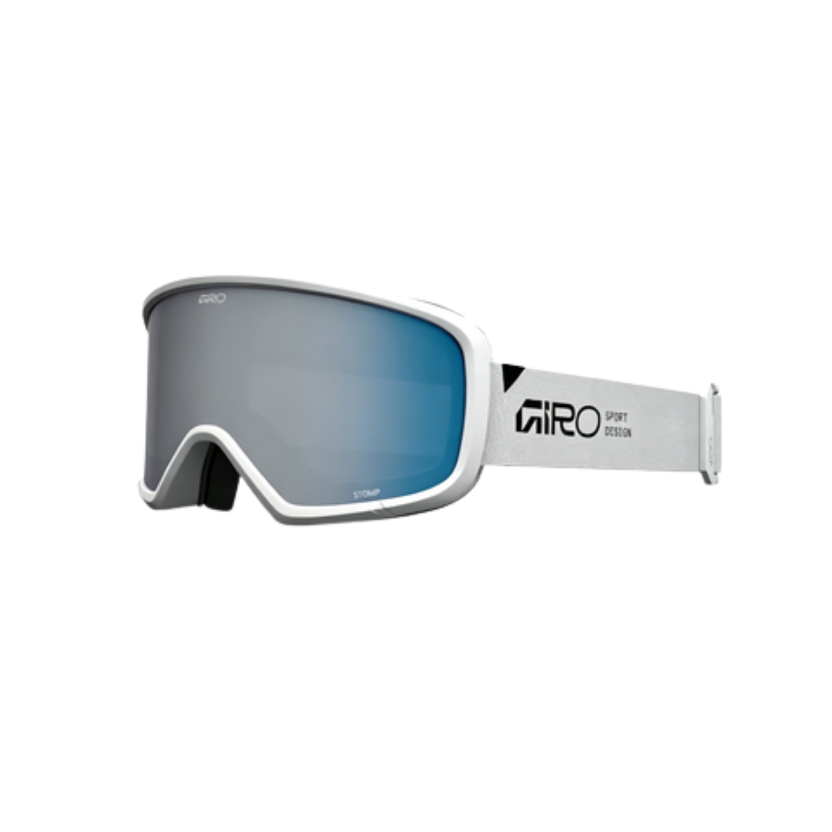 GIRO YOUTH STOMP FLASH GOGGLE WHITE WORDMARK GRAY COBALT