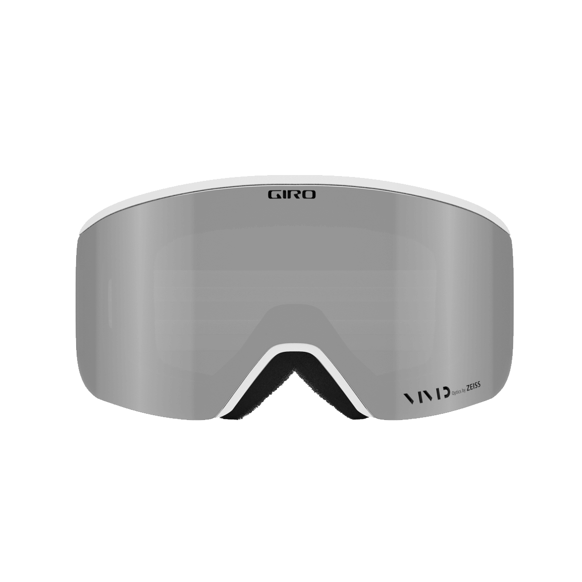 GIRO AXIS GOGGLES - WHITE WORKMARK - FRONT PROFILE