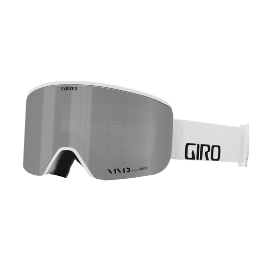GIRO AXIS GOGGLES - WHITE WORKMARK - SIDE PROFILE