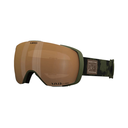 GIRO CONTACT GOGGLES TRAIL GREEN CLOUD DUST + VIVID PETROL LENSE