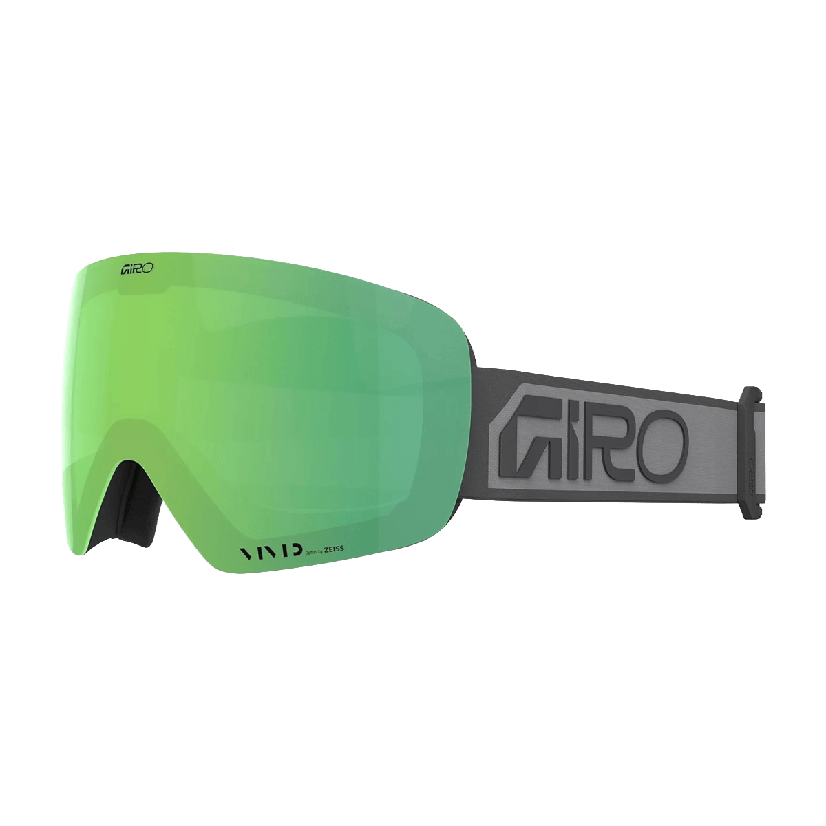 GIRO CONTOUR GOGGLE GREY WORDMARK VIVID EMERALD VIVID INFRARED