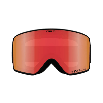 GIRO METHOD ASIAN FIT GOGGLE - BLACK WORDMARK/VIVID EMBER_FRONT ANGLE