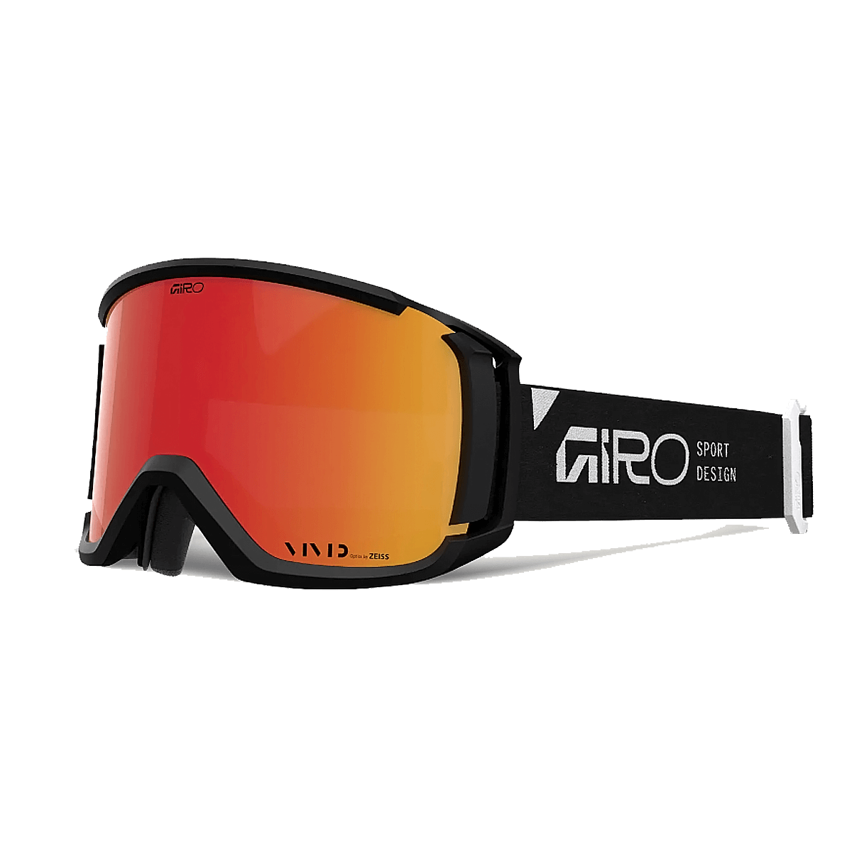 GIRO REVOLT GOGGLES 2025 BLACK STACKED/VIVID EMBER