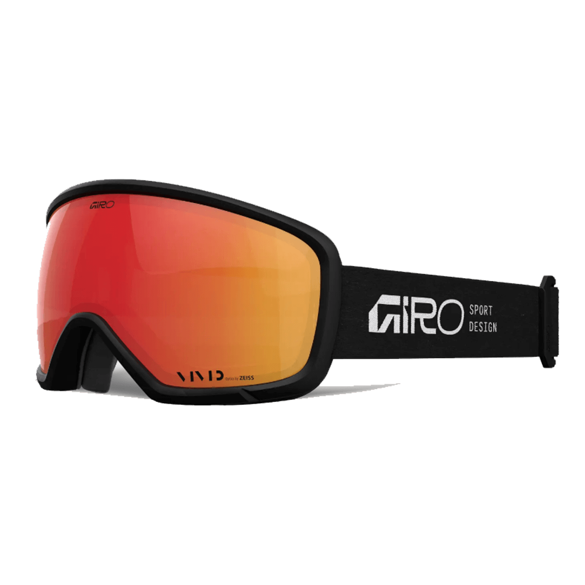 GIRO RINGO GOGGLES 2025 BLACK STACKED EMBER
