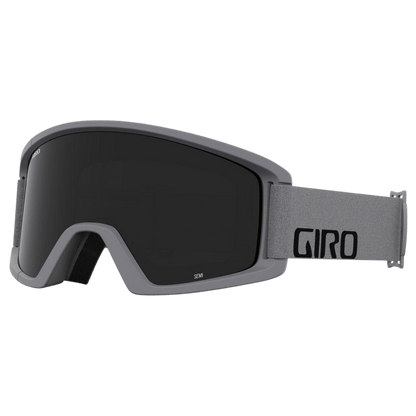 GIRO SEMI + BONUS LENZ GOGGLE - GRY WORDMARK - UTL BLK YEL