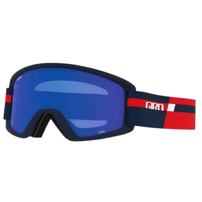 GIRO SEMI + BONUS LENZ GOGGLE - RED MDNT PODIUM - GRY COB/YEL