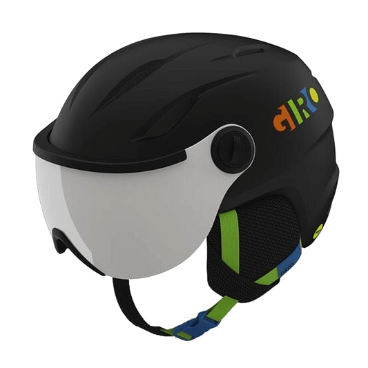 GIRO YOUTH BUZZ MIPS HELMET MATTE BLACK PARTY BLOCKS