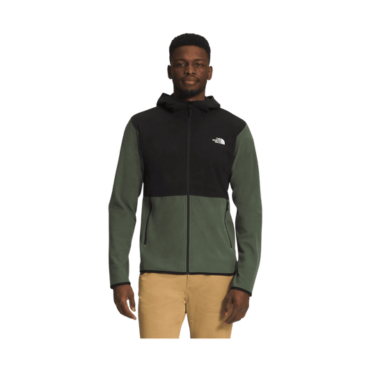 NORTH FACE MEN'S TKA GLACIER FZ JACKET - THYME/TNF BLACK
