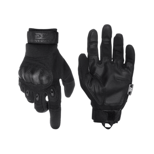 GLOVE STATION The Combat Hard Knuckle Full Finger - BLACK UNISEX
