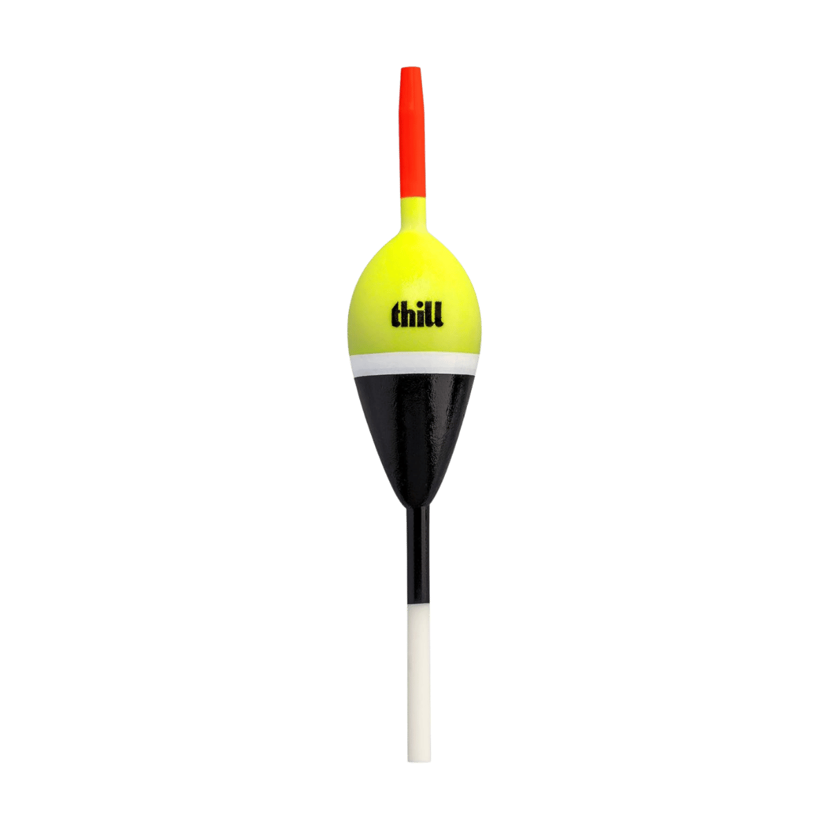 THILL NT + DAY GLOW FLOAT OVAL SLIP - 1IN - CHART/BLK