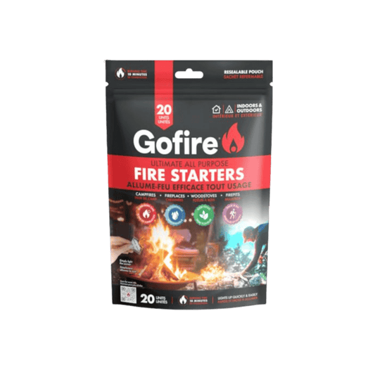 GOFIRE ALL-PURPOSE FIRE STARTER 20CT BLACK