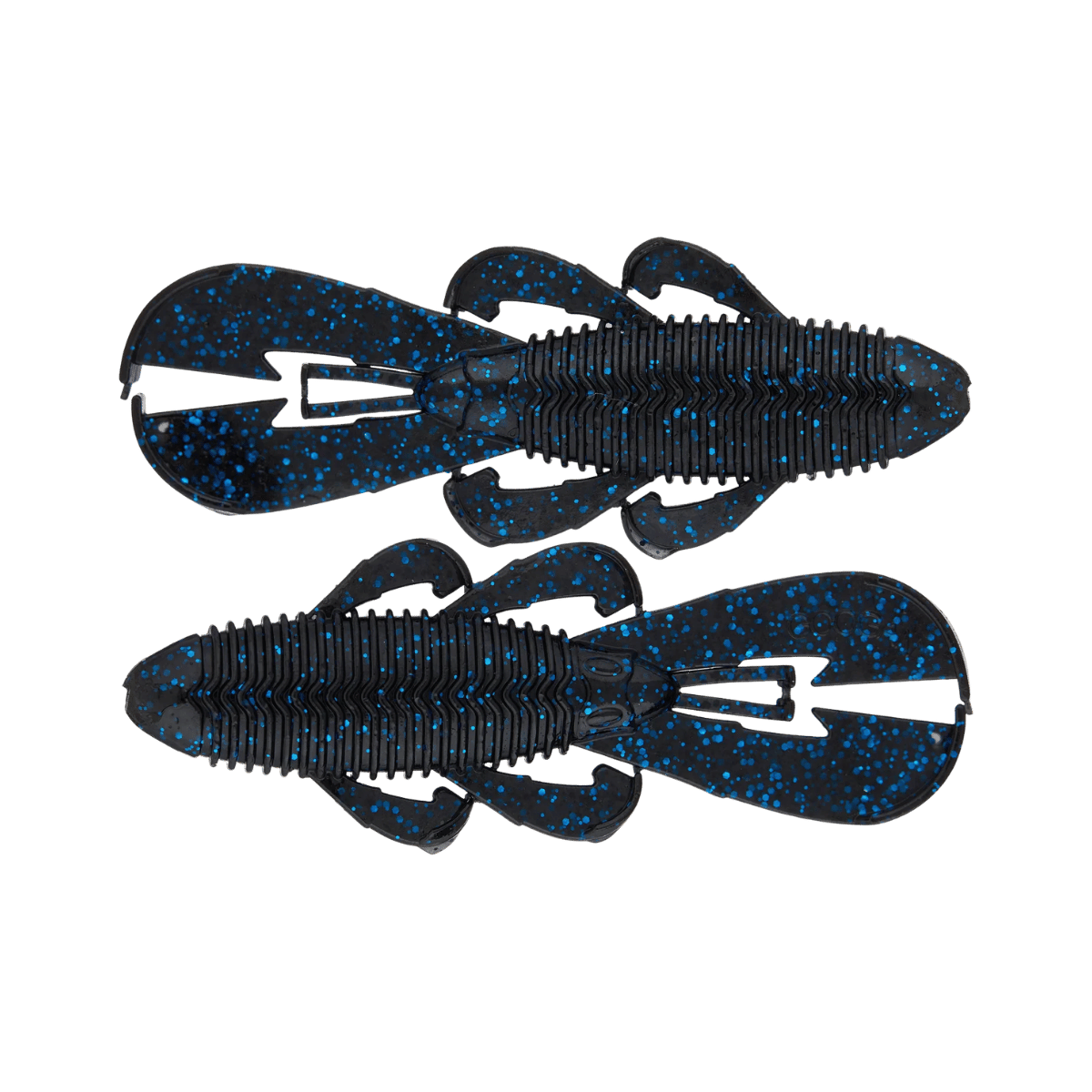 GOOGAN BAITS BANDITO BUG 7PK BLACK BLUE FLAKE