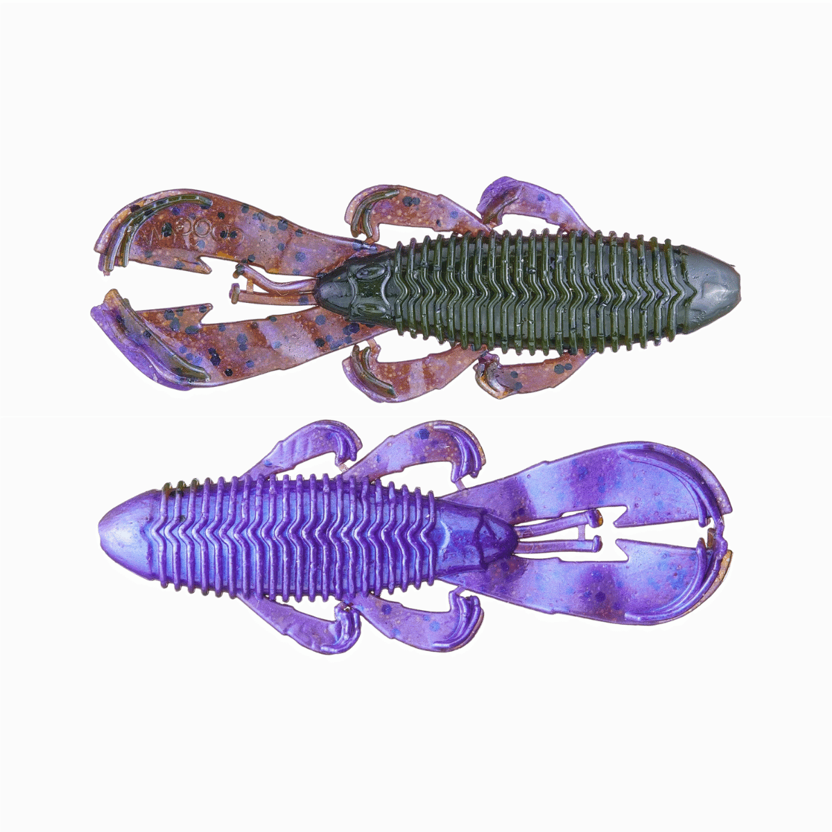 GOOGAN BAITS BANDITO BUG 7PK GREEN PUMPKIN PURPLE