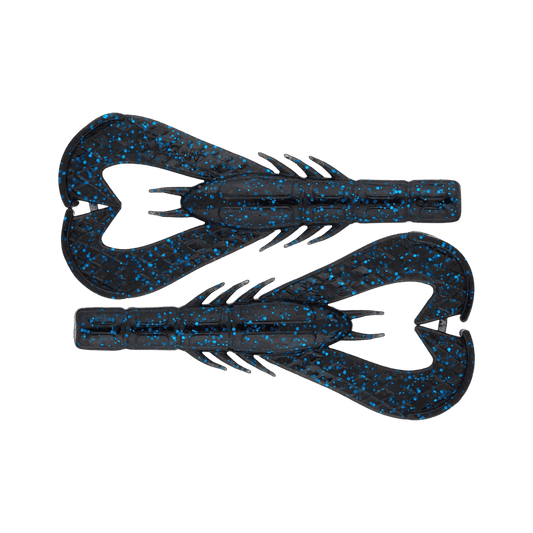 GOOGAN BAITS KRACKIN CRAW 7PK BLACK BLUE FLAKE