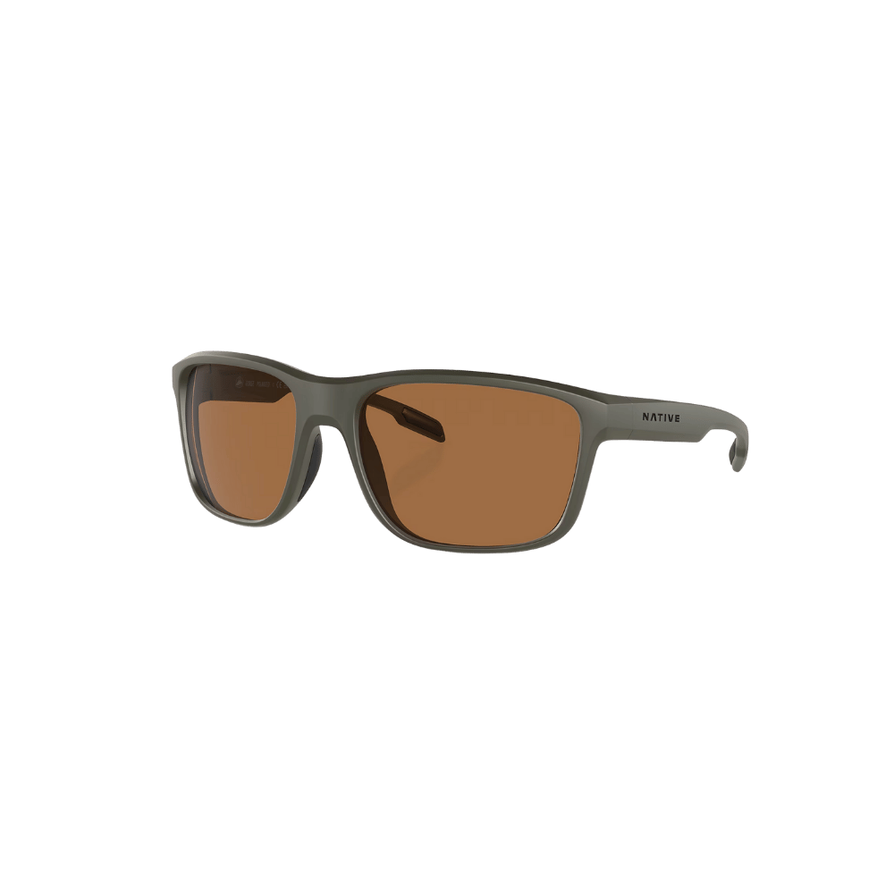 GORGE SUNGLASSES-Meta Olive-Brown Pol