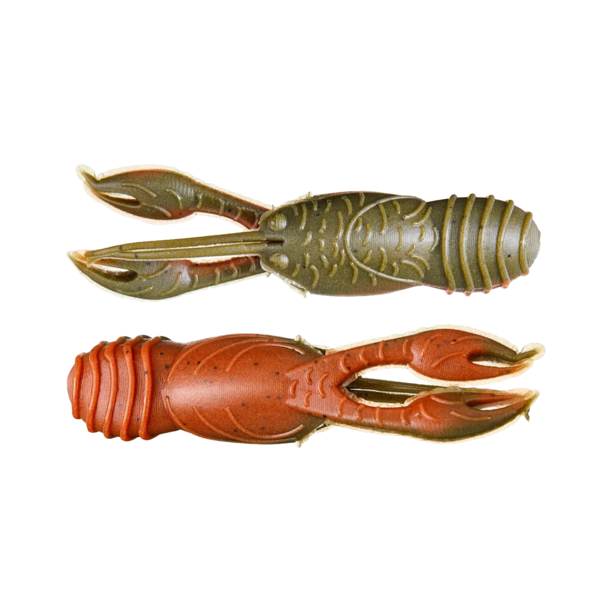 GREAT LAKES FINESSE FINESSE JUVY CRAW 7PK GREEN PUMPKIN ORANGE