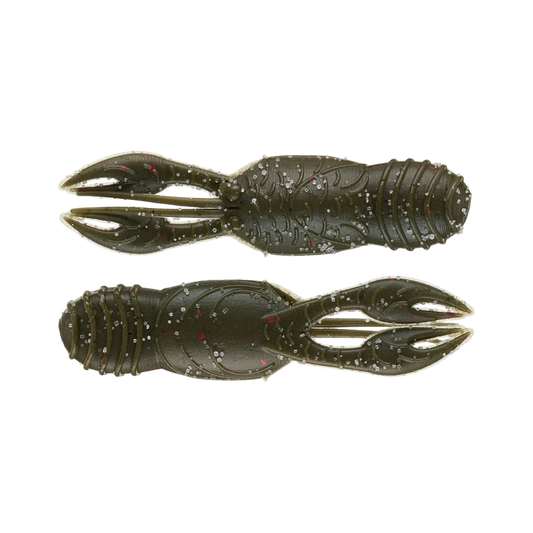 GREAT LAKES FINESSE FINESSE JUVY CRAW 7PK GREEN PUMPKIN RED FLAKE