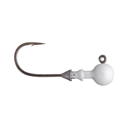 GREAT LAKES FINESSE STEALTH BALL JIG HEAD 3PK WHITE