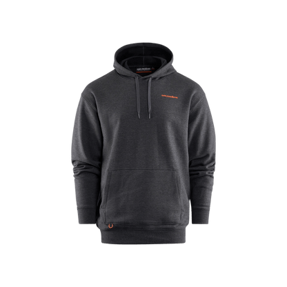 GRUNDENS TOOLS OF THE TRADE ICE HOODIE- BLACK HEATHER FRONT