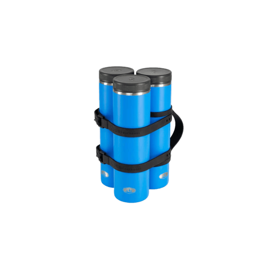 GSI OUTDOORS SIX CAN COOLER STACK BLUE