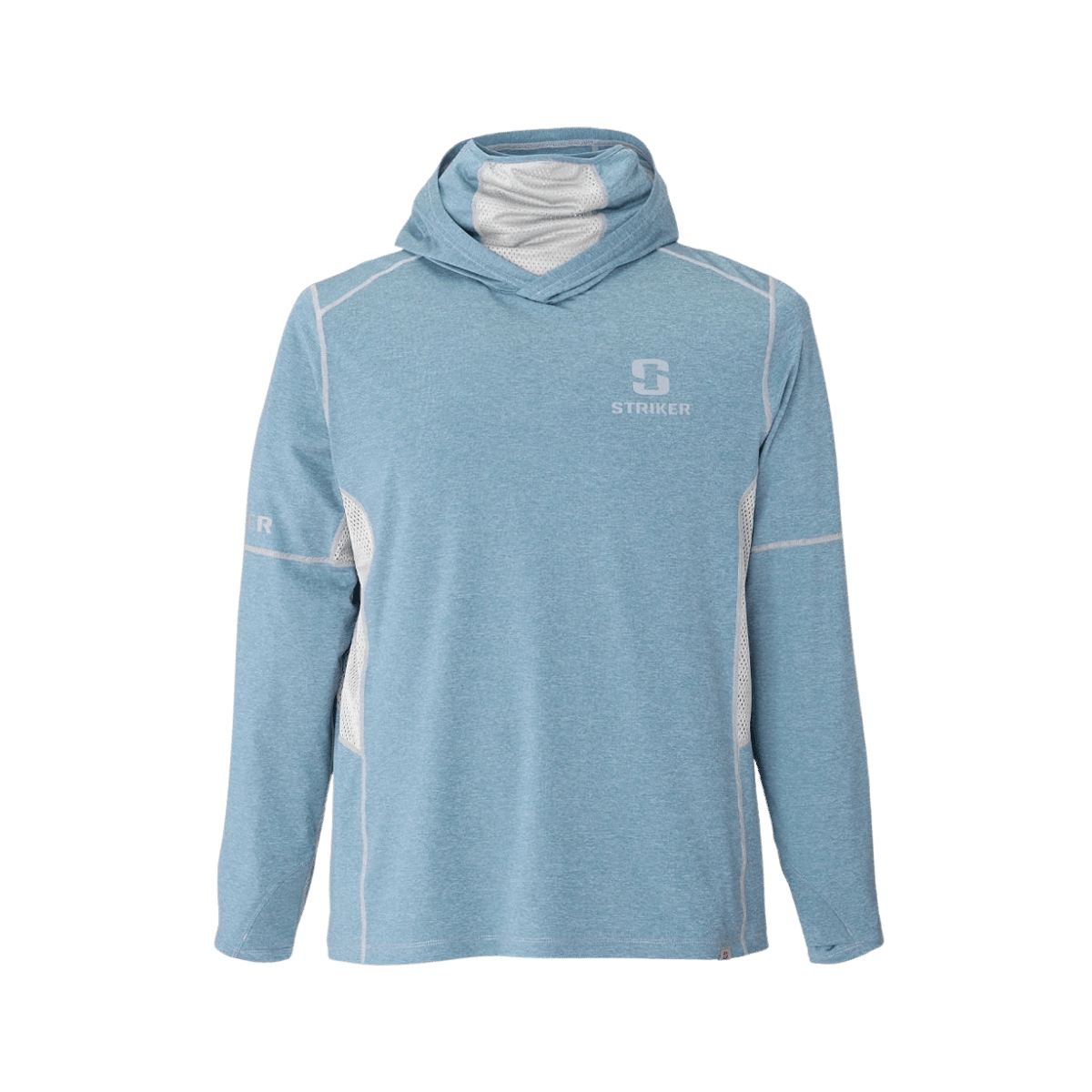 STRIKER BRANDS MEN'S GUARDIAN HOODY OCEANVIEW HEATHER FRONT VIEW