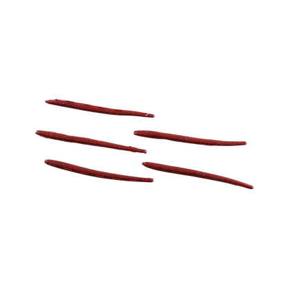 BERKLEY GULP ALIVE ANGLE WORM FISHING LURE 1 IN RED WORM