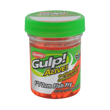 BERKLEY GULP ALIVE FISHFRY FISHING LURE 1 IN FLUORESCENT ORANGE - 1