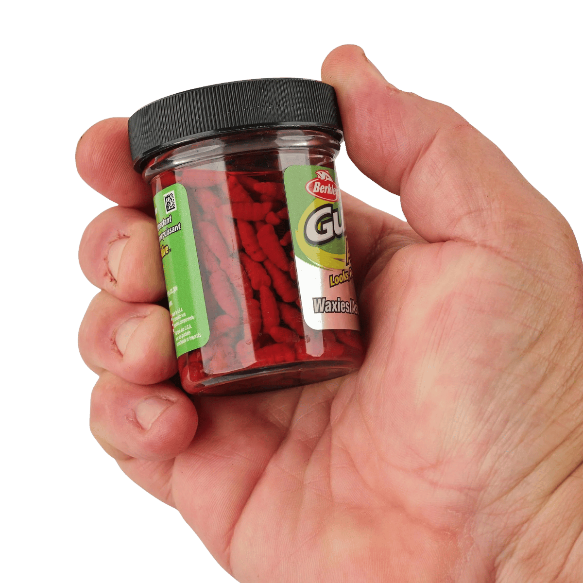 BERKLEY GULP ALIVE WAXIES FISHING LURE 1/2 IN RED WIGGLER - 3