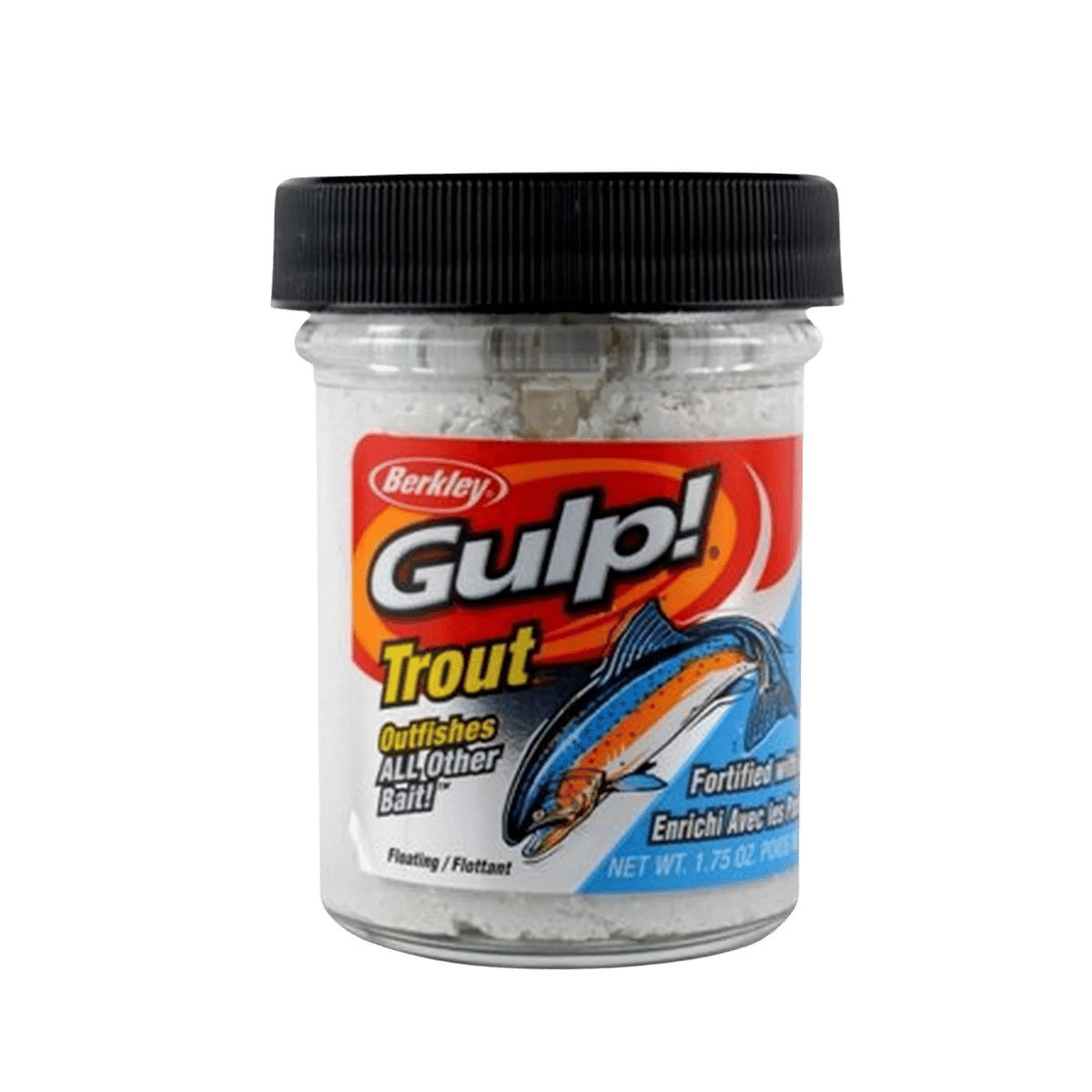 BERKLEY GULP TROUT DOUGH FISHING LURE 1.75OZ - MARSHMALLOW CLUSTER