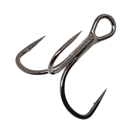 GAMAKATSU TREBLE HOOK NEEDLE POINT 6PK - BLACK SIZE 1