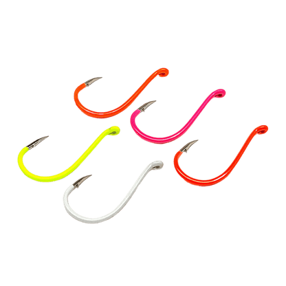 GAMAKATSU OCTOPUS HOOK 20PK - FLOURESCENT ASSORTMENT SIZE 2