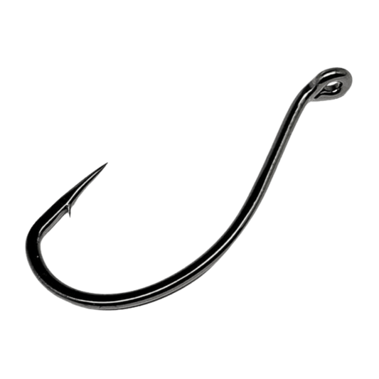 GAMAKATSU WALLEYE WIDE GAP 25PK - BLACK SIZE 2