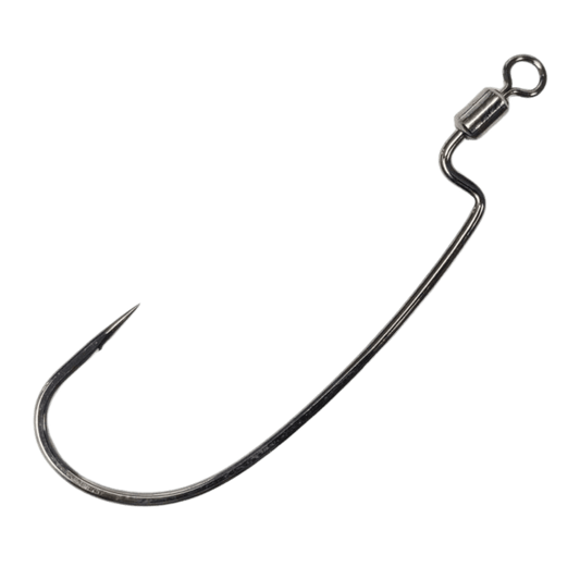 GAMAKATSU 34R HYDROLL WORM SCAT HOOK 3PK - BLACK 