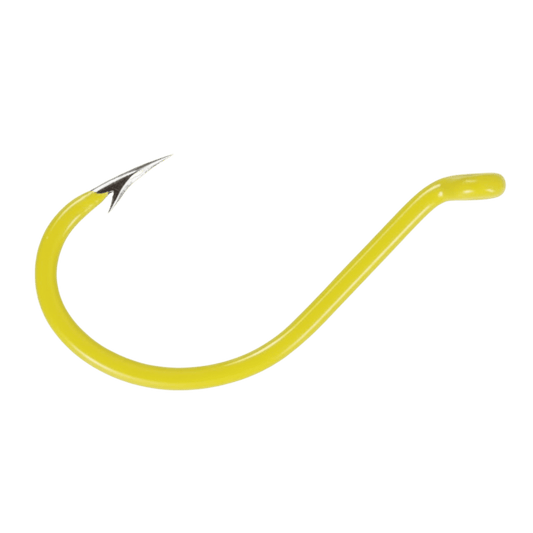 GAMAKATSU OCTOPUS HOOK 25PK - CHARTREUSE SIZE 4