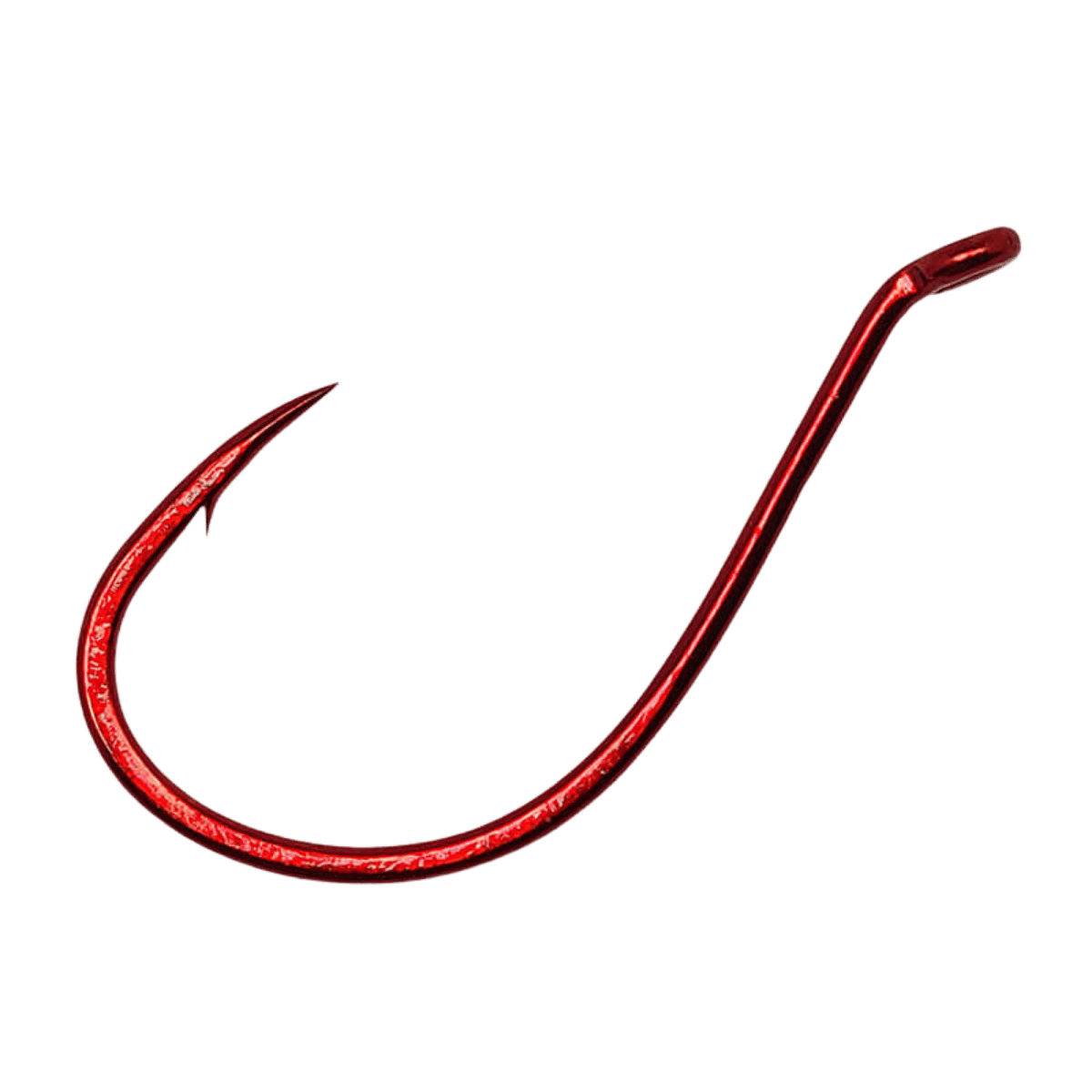GAMAKATSU OCTOPUS HOOK LIGHT WIRE 10PK - RED SIZE 4