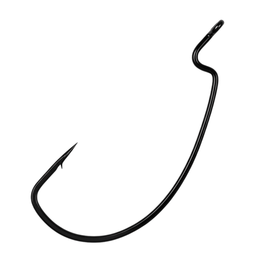 GAMAKATSU OFFSET EXTRA WIDE GAP HOOK - BLACK 5/0