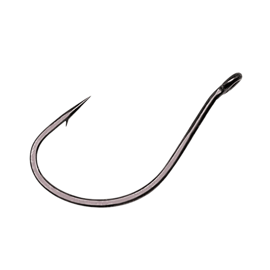GAMAKATSU DROP SHOT HOOK 6PK - BLACK SIZE 1/0