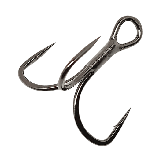GAMAKATSU TREBLE HOOKS SHORT SHANK (MAGIC EYE) - NS BLACK