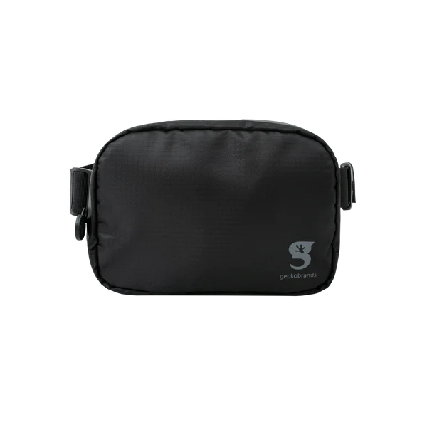 GECKO BRAND WATERPROOF BELT BAG BLACK