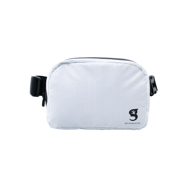GECKO BRAND WATERPROOF BELT BAG WHITE