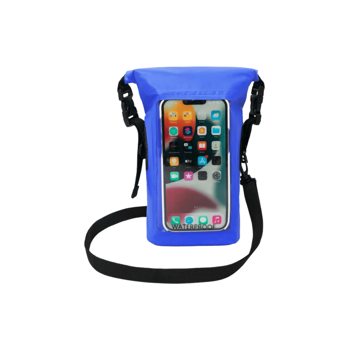 GECKO BRANDS WATERPROOF PHONE TOTE - ROYAL BLUE