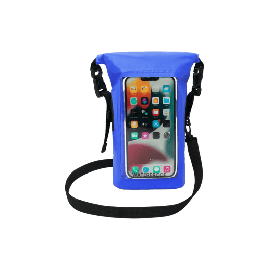 GECKO BRANDS WATERPROOF PHONE TOTE - ROYAL BLUE