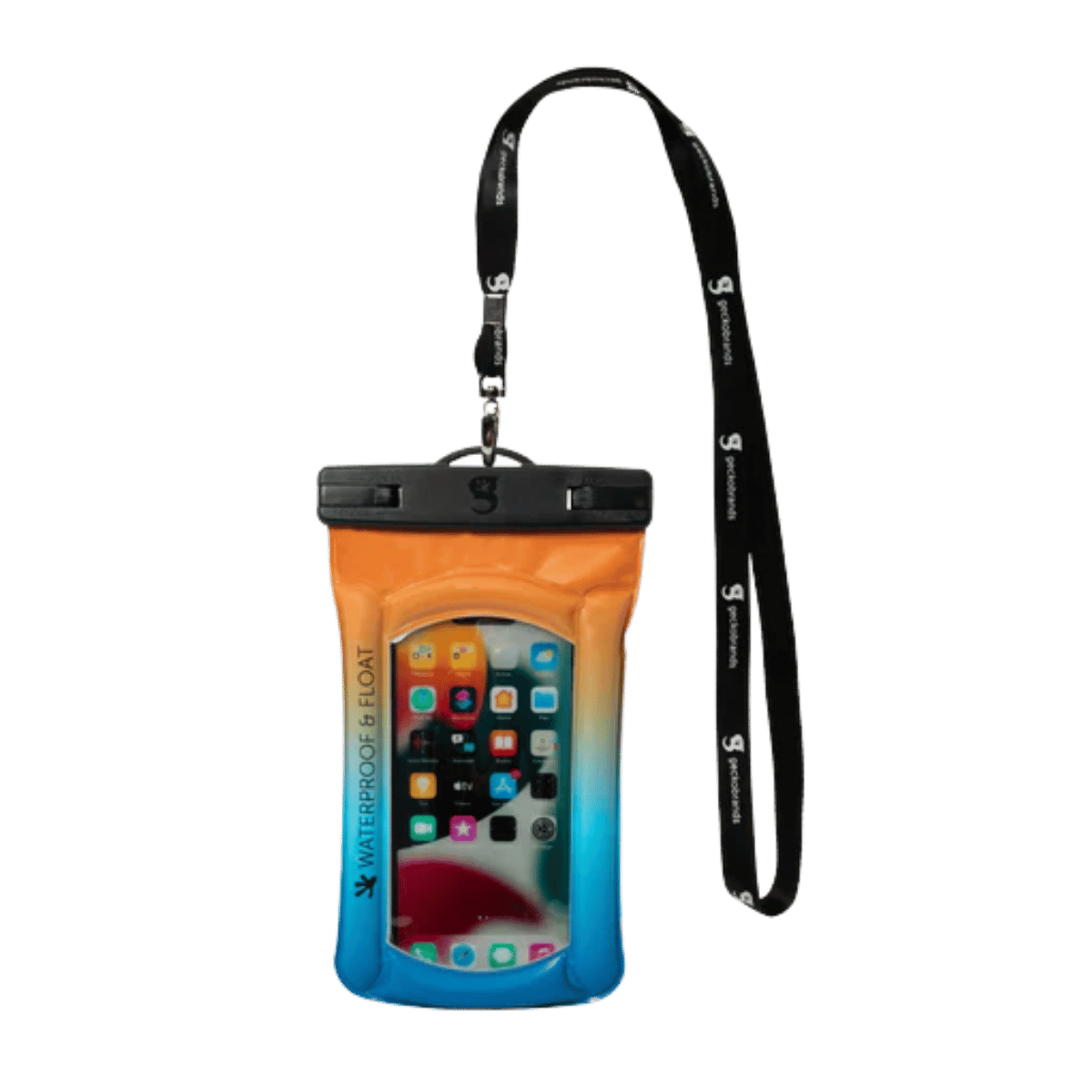 GECKO BRANDS FLOAT PHONE DRY BAG - SUMMER OMBRE